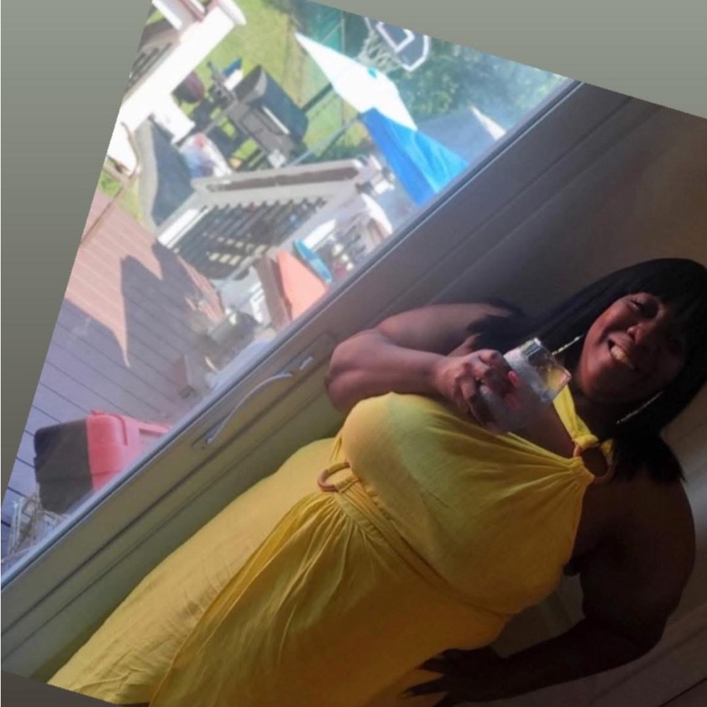 Yellow Halter Maxi Dress